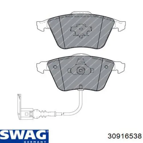 Тормозные колодки Swag 30916538