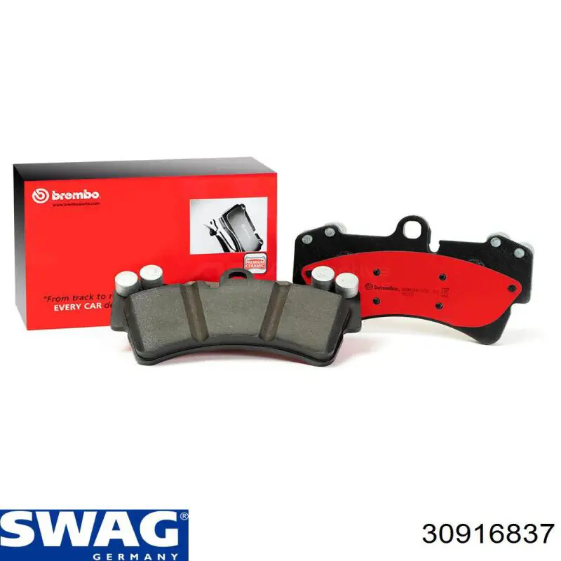 30916837 Swag Колодки передние