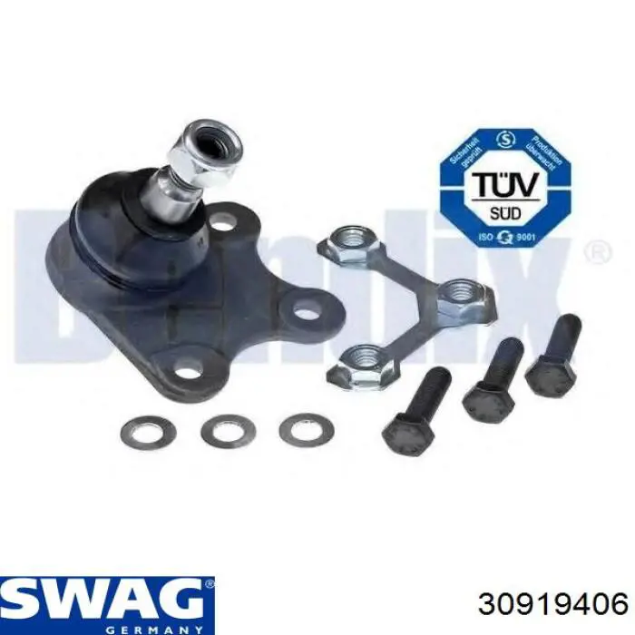 Купить 30919406 Swag Шаровая опора, нижняя, левая