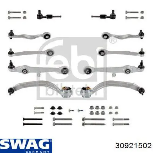 Комплект рычагов передней подвески Swag 30921502 цена, от 225.15 USD