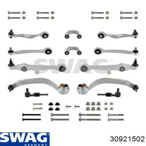 Комплект рычагов передней подвески Swag 30921502