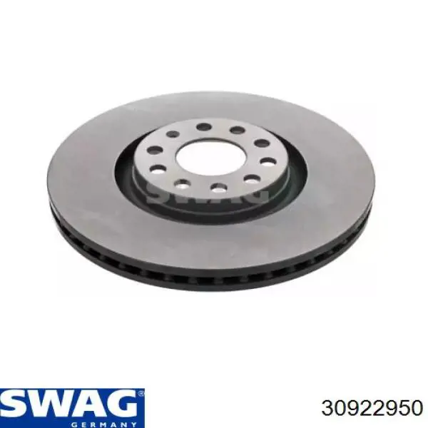 30 92 2950 Swag диск тормозной передний