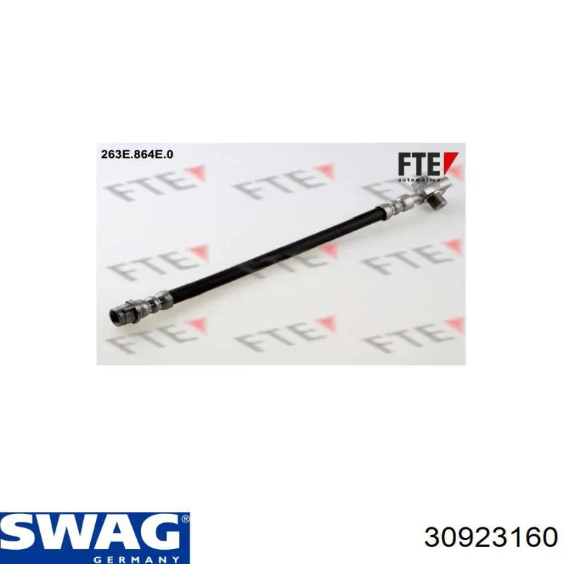 Купить 30923160 Swag Задний тормозной шланг