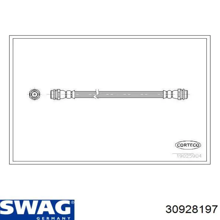 Тормозной шланг задний Swag 30928197 цена, от 5.64 USD