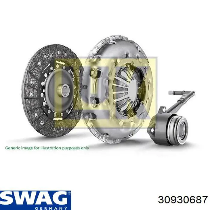 Сайлентблок цапфы задней 30930687 Swag