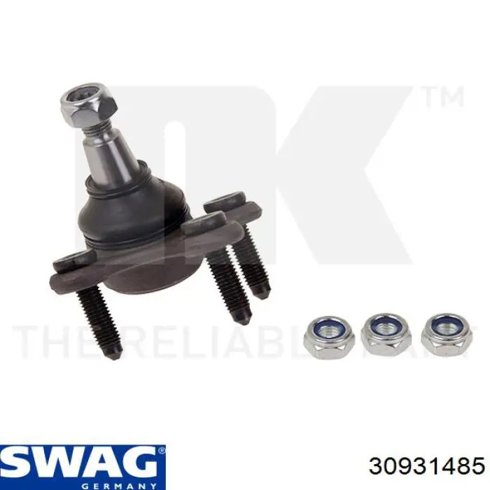 Нижняя левая шаровая опора 30931485 Swag
