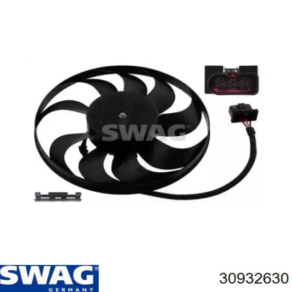 Вентилятор (крыльчатка) радиатора охлаждения SWAG 30932630