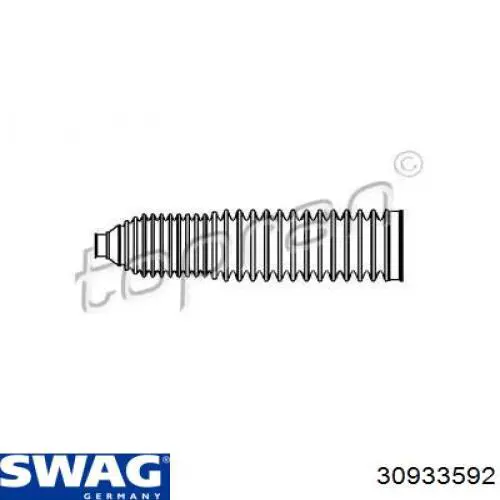 Пыльник рулевого механизма (рейки) правый 30933592 Swag
