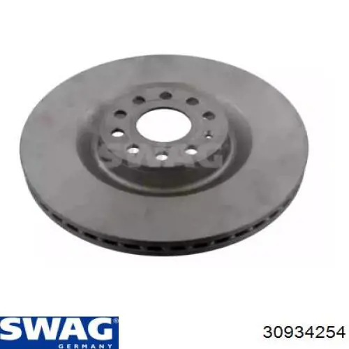 30 93 4254 Swag диск тормозной передний