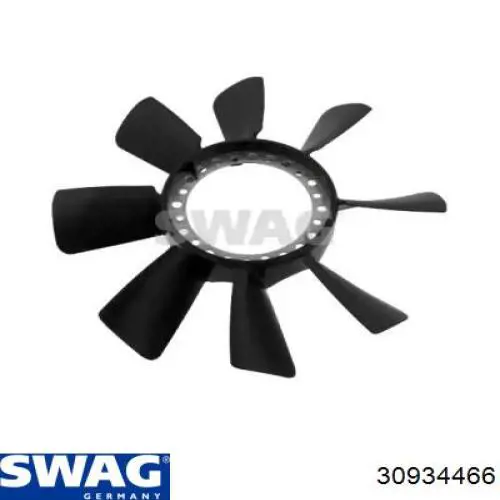 Крыльчатка радиатора охлаждения 30934466 Swag