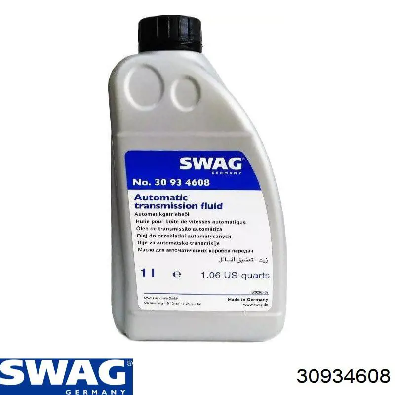  Трансмиссионное масло Swag 1 л (30934608)