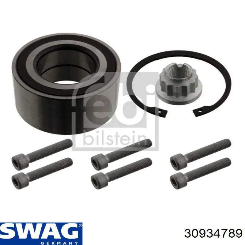 Подшипник ступицы передней/задней Swag 30934789
