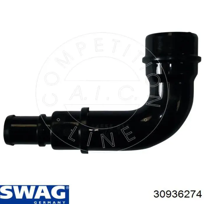 Патрубок вентиляции картерных газов 30936274 Swag