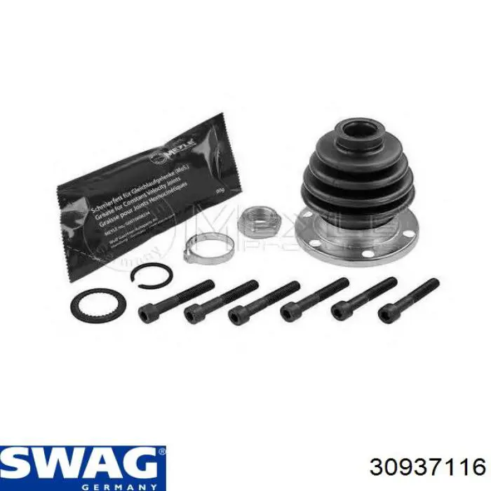 Пыльник ШРУСа внутренний, передней полуоси Swag 30937116