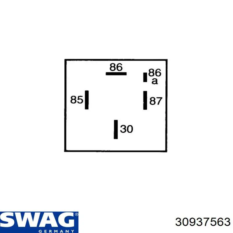 Купить 30937563 Swag Реле бензонасоса