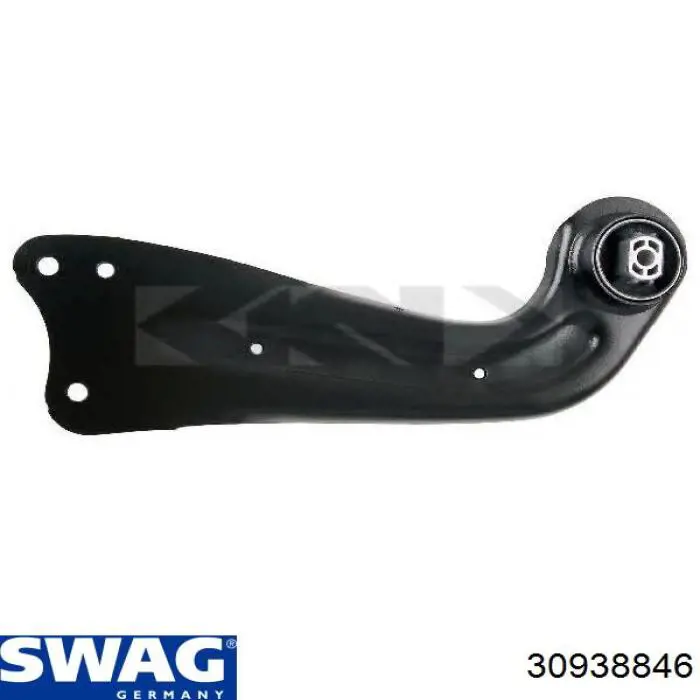 Рычаг (тяга) задней подвески продольный нижний правый 30938846 Swag