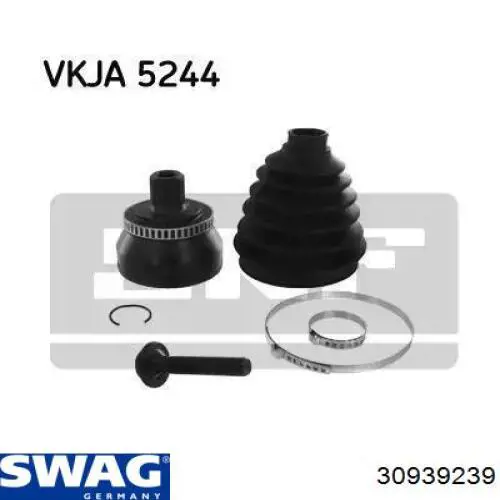 Пыльник шарнира угловых скоростей внутренний передний Swag 30939239 цена, от 12.24 USD