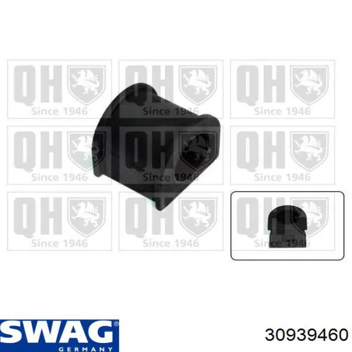 Резинка заднего стабилизатора Swag 30939460 цена, от 3.63 USD