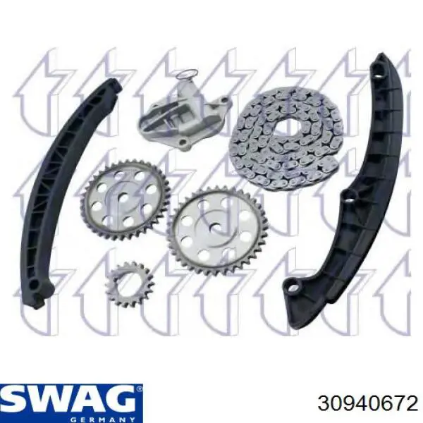 Ремкомплект ГРМ Swag 30940672 цена, от 82.69 USD
