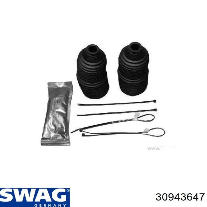 Пыльник рулевого механизма/рейки, левый Swag 30943647 цена, от 6.11 USD