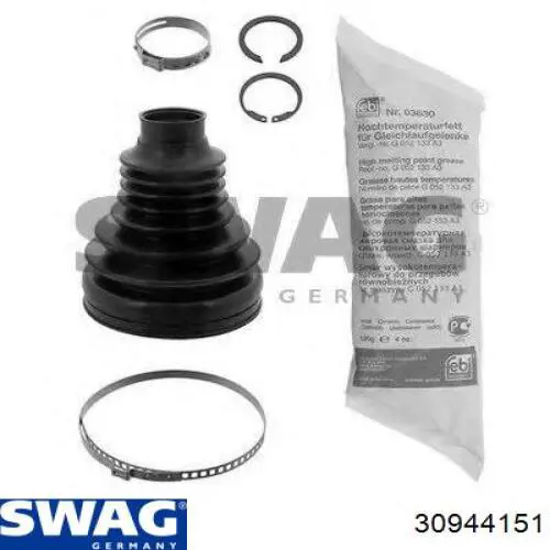 Пыльник шарнира угловых скоростей внутренний передний Swag 30944151 цена, от 19.89 USD