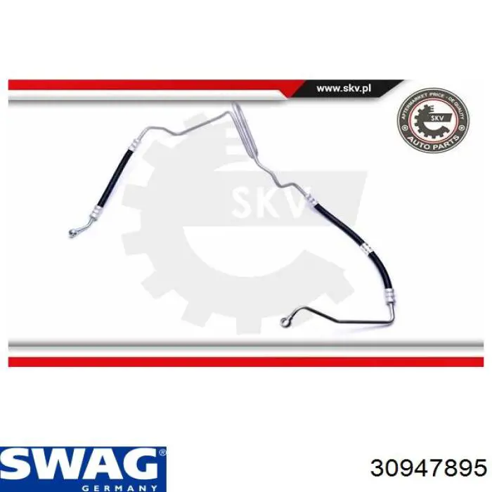 Патрубок высокого давления гидроусилителя Swag 30947895 цена, от 67.29 USD