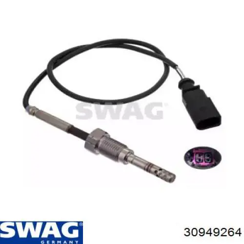 30949264 Swag sensor de temperatura dos gases de escape (ge, antes de turbina)