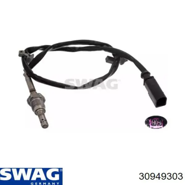 30 94 9303 Swag sensor de temperatura dos gases de escape (ge, antes de turbina)