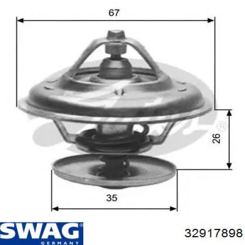 Купить 32917898 Swag Автомобильный термостат