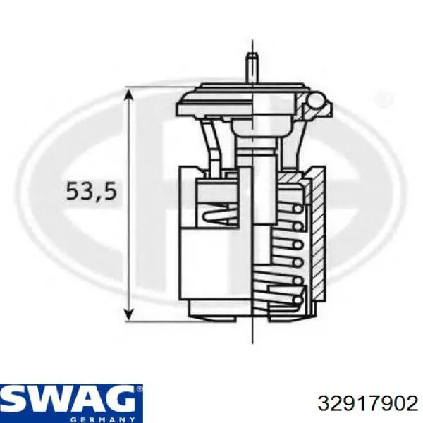 Термостат в корпусе Swag 32917902 цена, от 4.43 USD