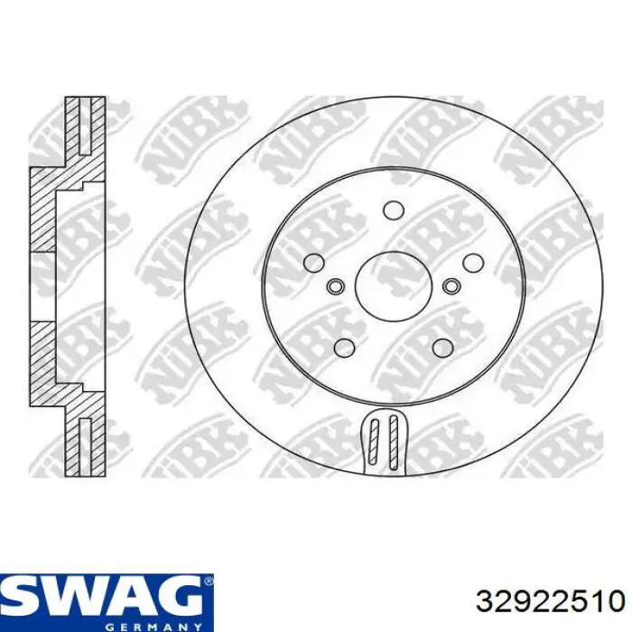 Купить 32922510 Swag Датчик АБС задний
