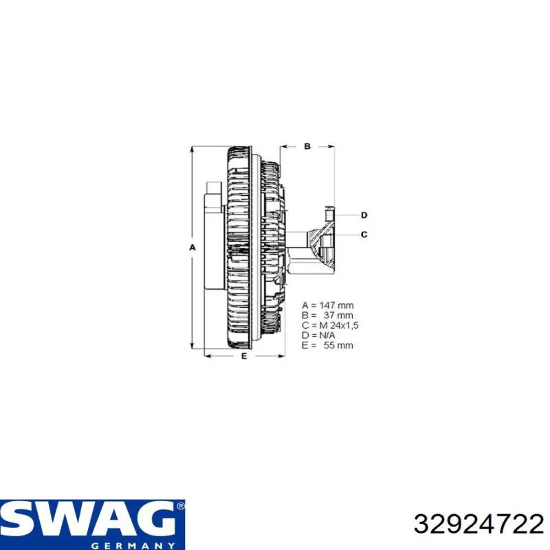 Вискозная муфта Swag 32924722 цена, от 45.95 USD
