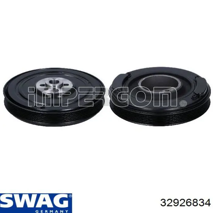 Шкив коленвала (демпфер) Swag 32926834 цена, от 103.65 USD