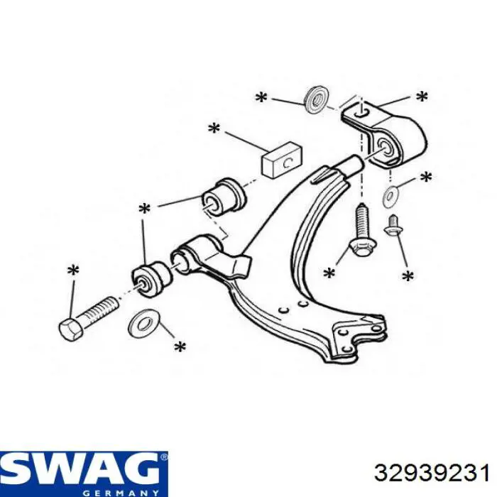 Болт (гайка) крепежа Swag 32939231 цена, от 2.53 USD
