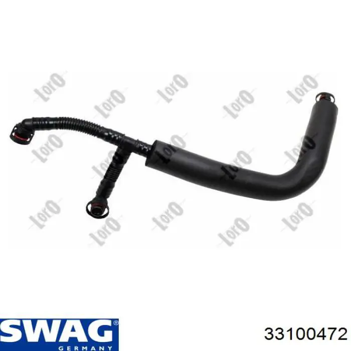 Патрубок вентиляции картера, маслоотделителя Swag 33100472 цена, от 32.62 USD