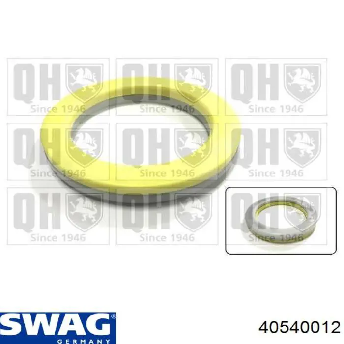 Подшипник опорный амортизатора, переднего Swag 40540012 цена, от 5.07 USD