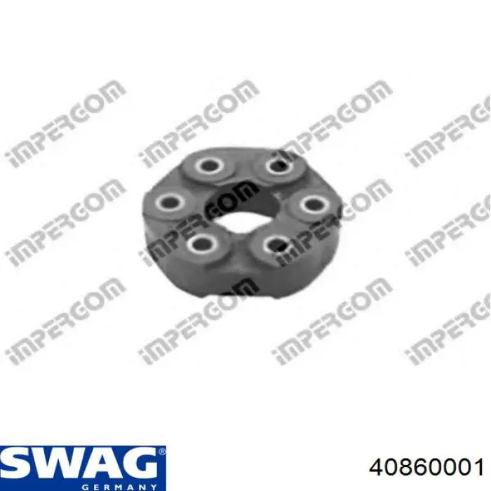 Муфта кардана эластичная передняя/задняя Swag 40860001 цена, от 43.20 USD