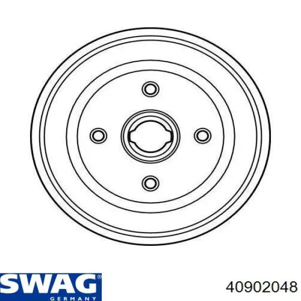 Купить 40902048 Swag Тормозной барабан