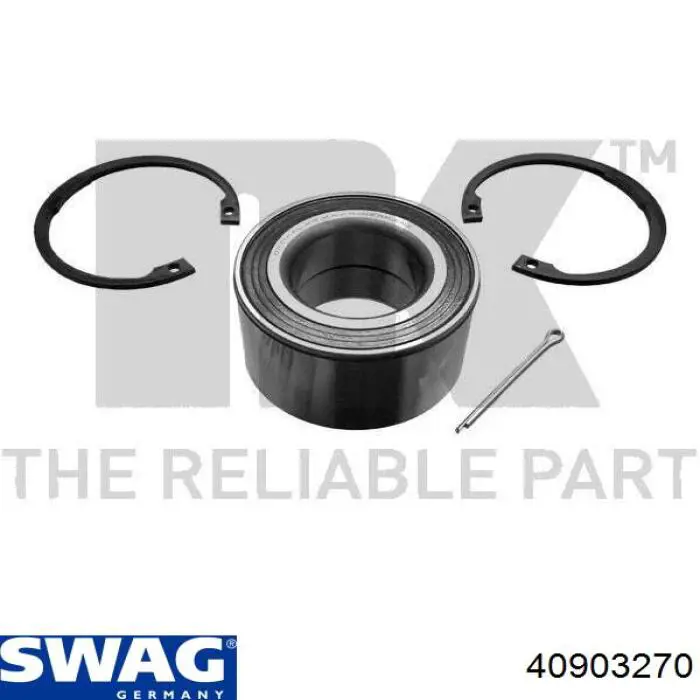 Комплект подшипника ступицы колеса Swag 40903270 цена, от 12.97 USD