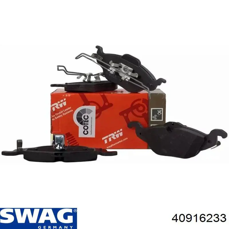 Тормозные колодки Swag 40916233