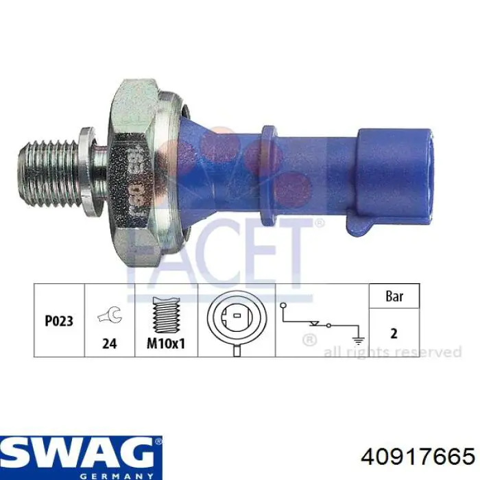 Манометры (указатель давления масла) Swag 40917665 цена, от 5.24 USD