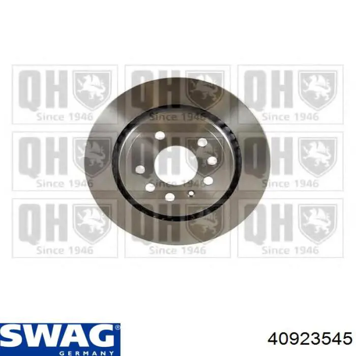 Купить 40923545 Swag Диск тормозной задний