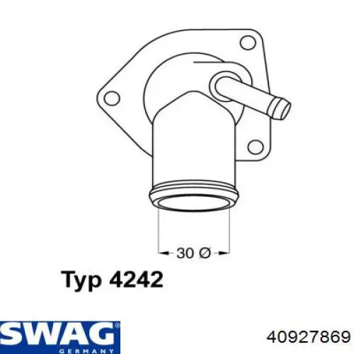 Термостат в сборе Swag 40927869