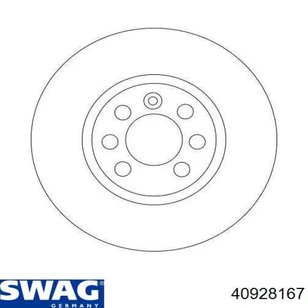 40928167 Swag Диск тормозной передний