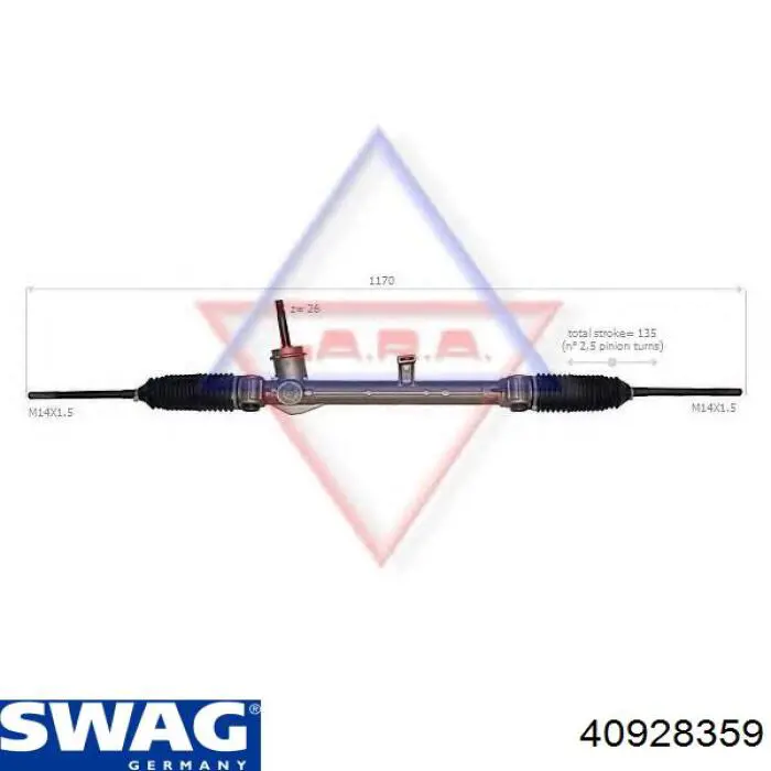 Рулевая тяга Swag 40928359 цена, от 13.16 USD