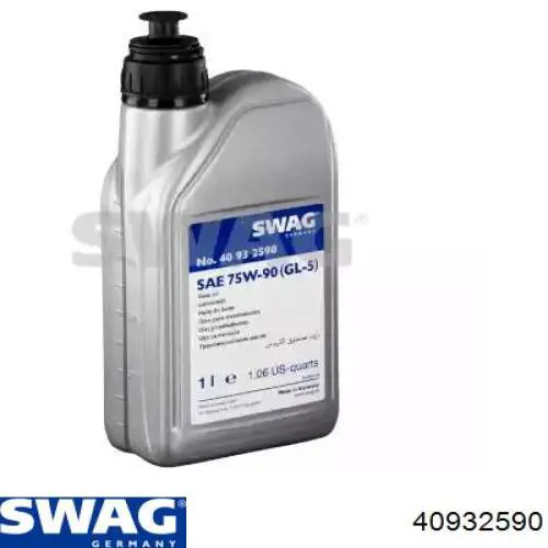  Масло трансмиссионное Swag 75W-90 1 л (40932590)