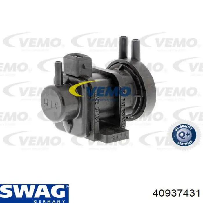 Клапан соленоид регулирования заслонки EGR Swag 40937431 цена, от 55.56 USD
