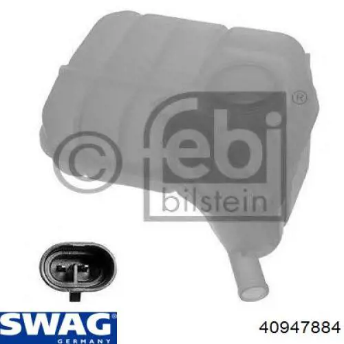Бачок системы охлаждения двигателя расширительный Swag 40947884 цена, от 26.60 USD
