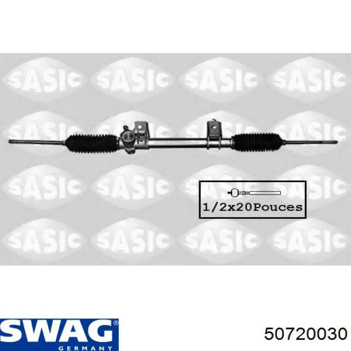 Реечный рулевой механизм Swag 50720030 цена, от 83.62 USD
