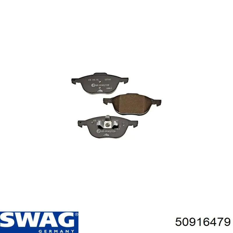 Передние тормозные колодки 50916479 Swag